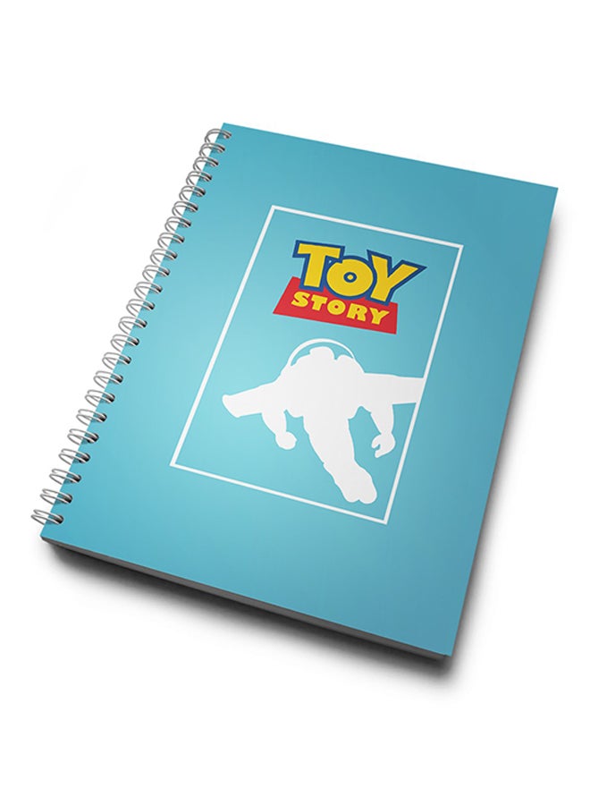 A4 Buzz Light Year Toy Story Notebook Blue