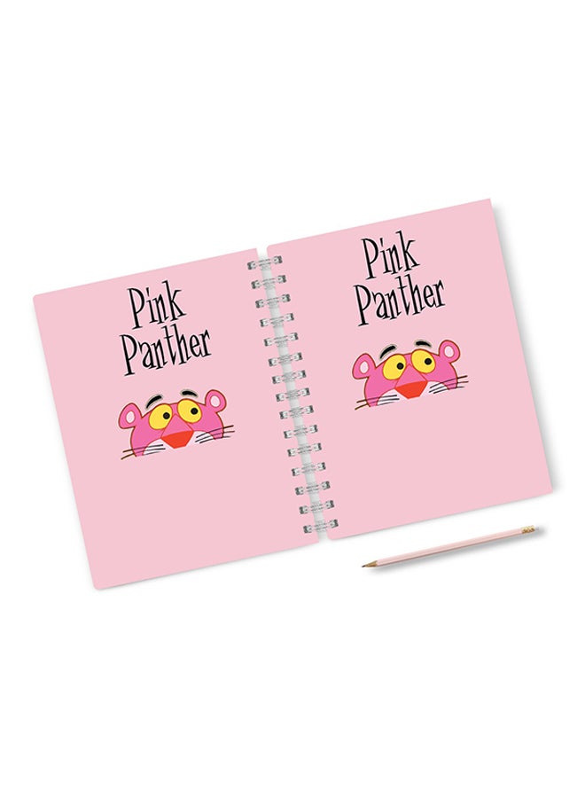 A4 Pink Panther Notebook Multicolour