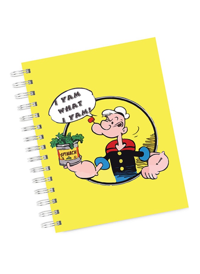 LOUD UNIVERSE - A4 The Sailor Man Popeye Notebook Multicolour - Image 1