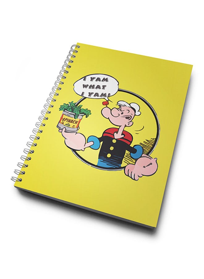 LOUD UNIVERSE - A4 The Sailor Man Popeye Notebook Multicolour - Image 1