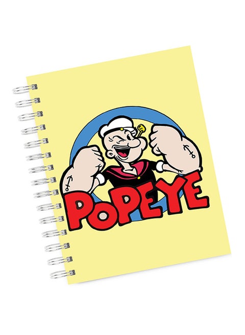 A4 Popeye Notebook Multicolour