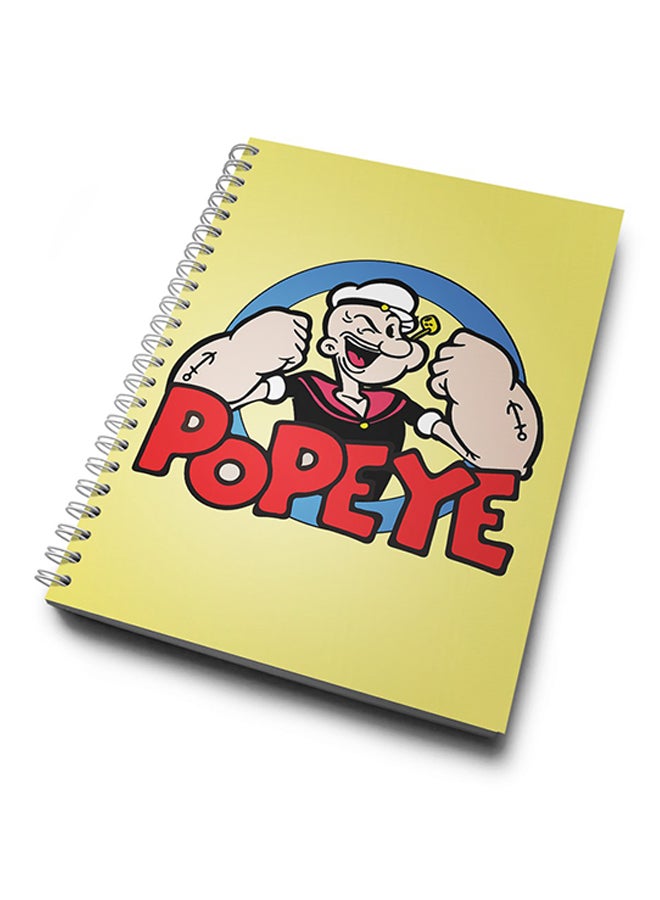 A4 Popeye Notebook Multicolour