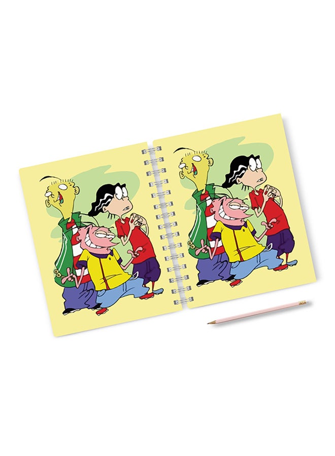 A4 Ed Edd and Eddie Notebook Multicolour