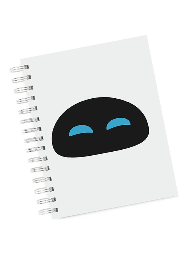 A4 Wall E Notebook White
