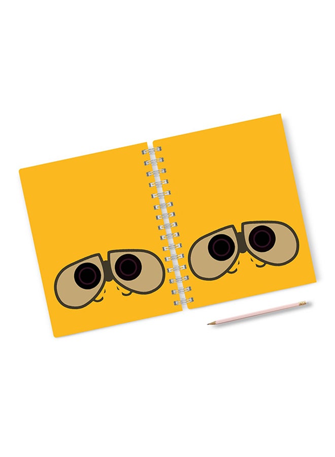 A4 Wall E Notebook Multicolour