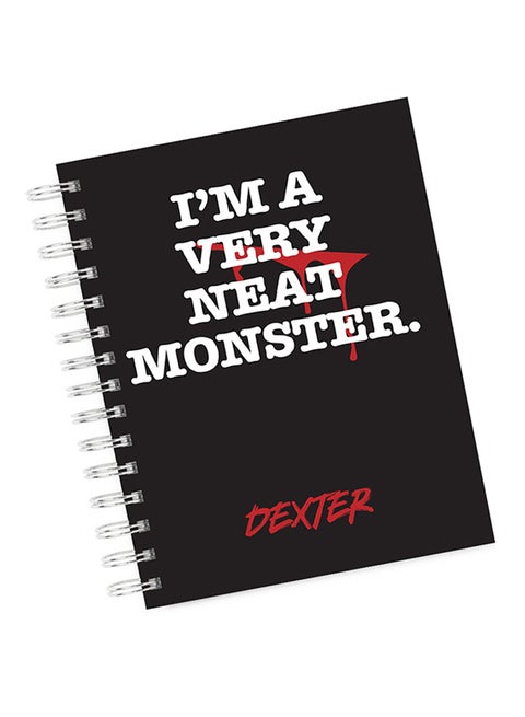 A4 Neat Monster Dexter Notebook Black