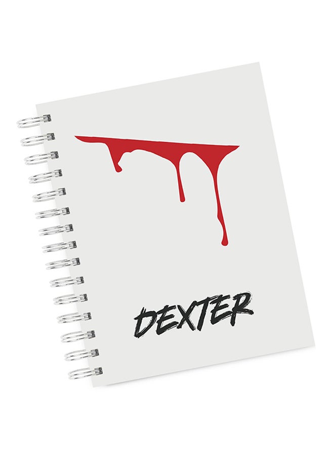 A4 Dexter Fan Art Notebook Multicolour