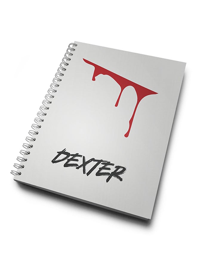 A4 Dexter Fan Art Notebook Multicolour