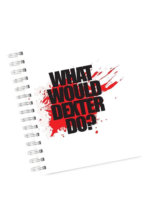 A4 What Would Dexter Do Notebook Multicolour