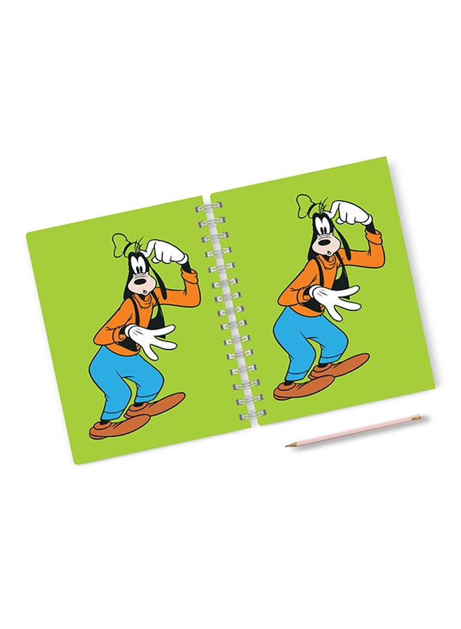 A4 Goofy Dog Notebook Multicolour