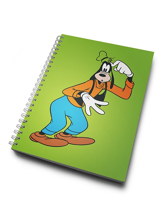 A4 Goofy Dog Notebook Multicolour