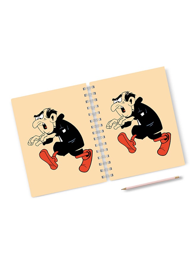 A4 Gargamel Cute Notebook Multicolour