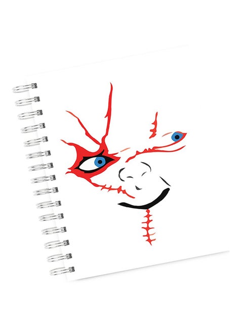 A4 The doll face Notebook Multicolour