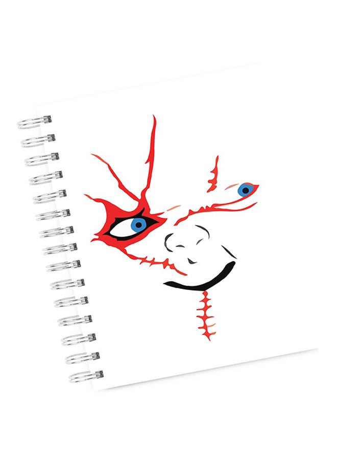 A4 The doll face Notebook Multicolour