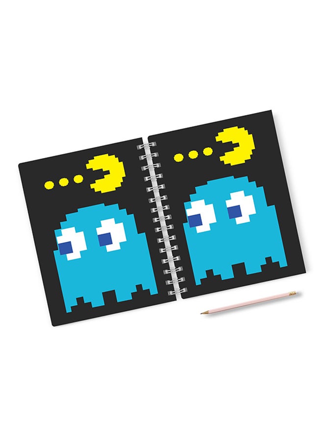 A4 Pacman and Monster Notebook Multicolour