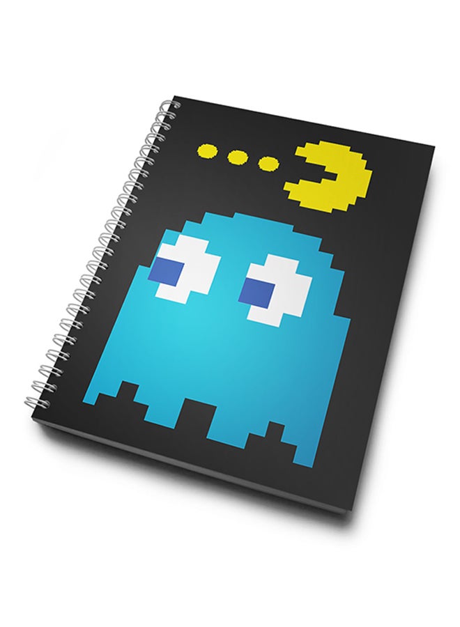 A4 Pacman and Monster Notebook Multicolour
