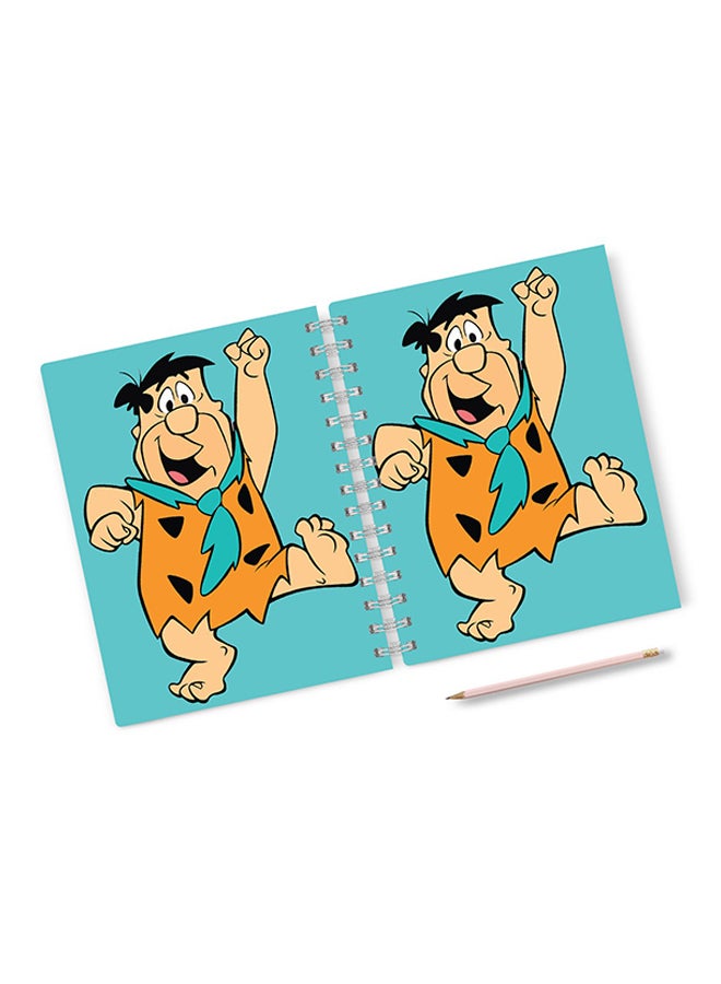 A4 Flintstone Notebook Multicolour