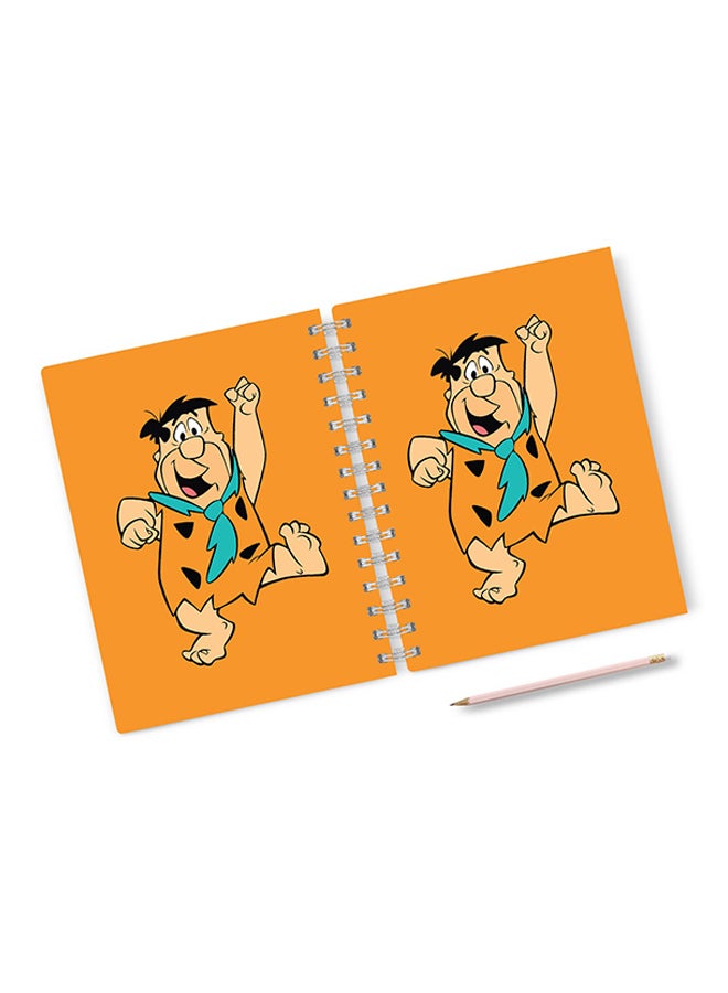 A4 Fred Flintstone Notebook Multicolour
