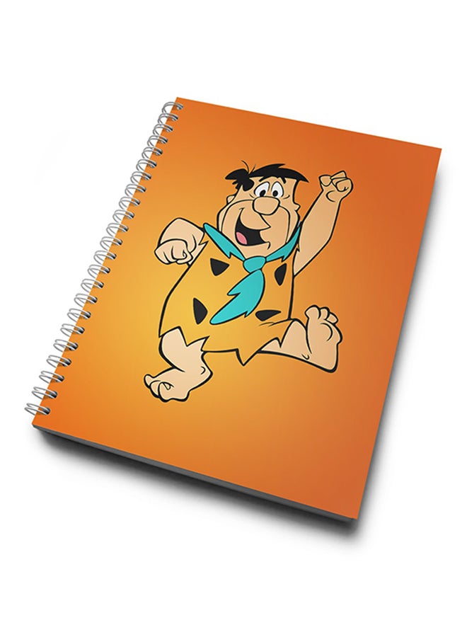 A4 Fred Flintstone Notebook Multicolour