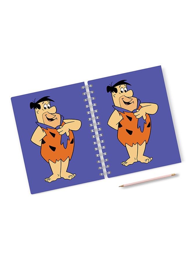 A4 Flintstone Notebook Multicolour
