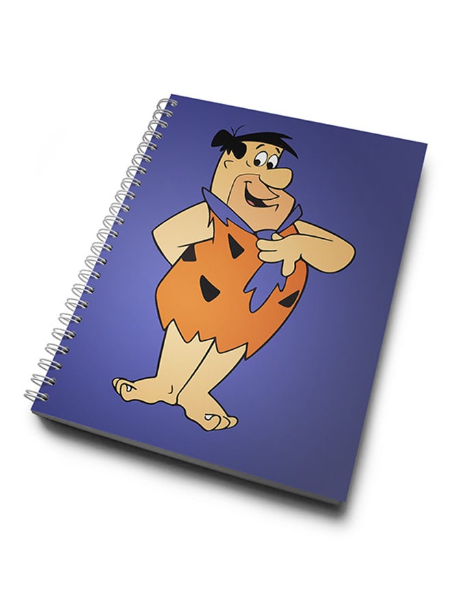 A4 Flintstone Notebook Multicolour