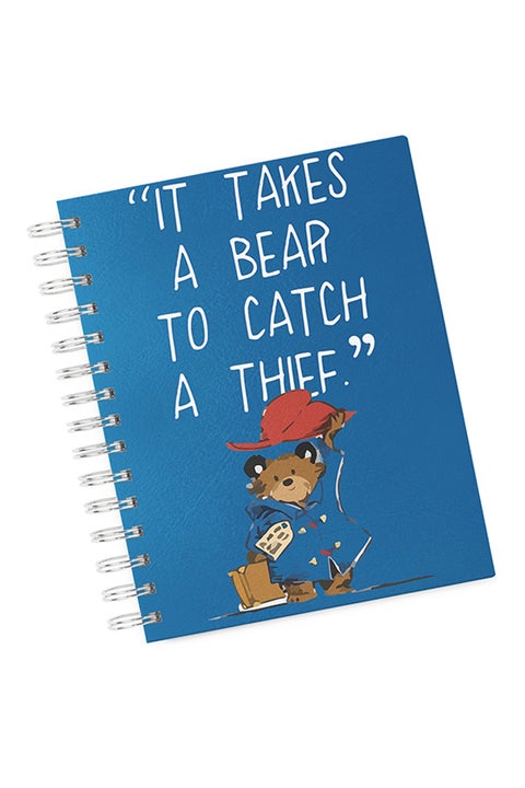 A4 Catch a thief Hard Notebook Blue