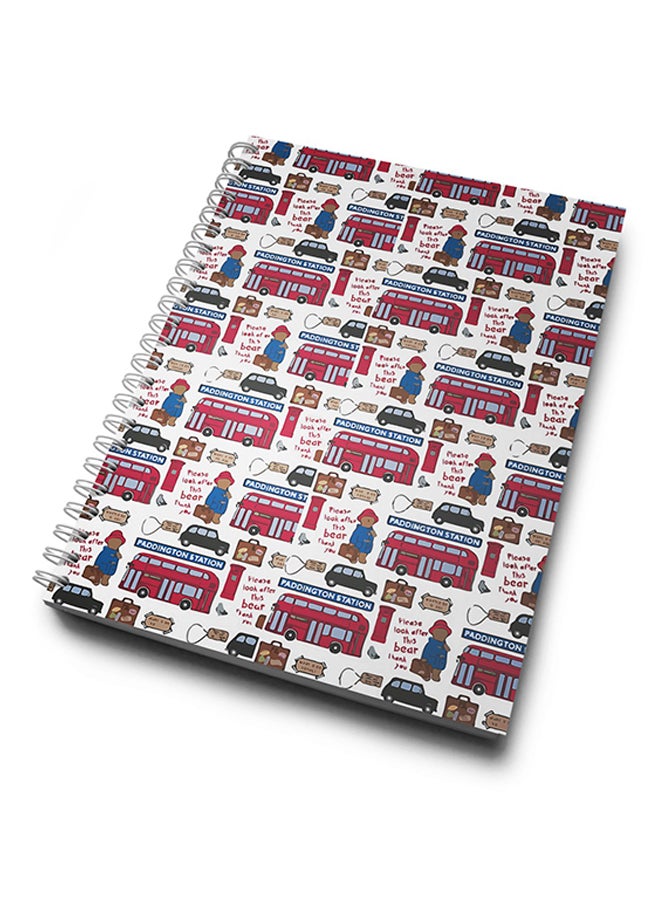 A4 Kids Pattern Hard Notebook Multicolour