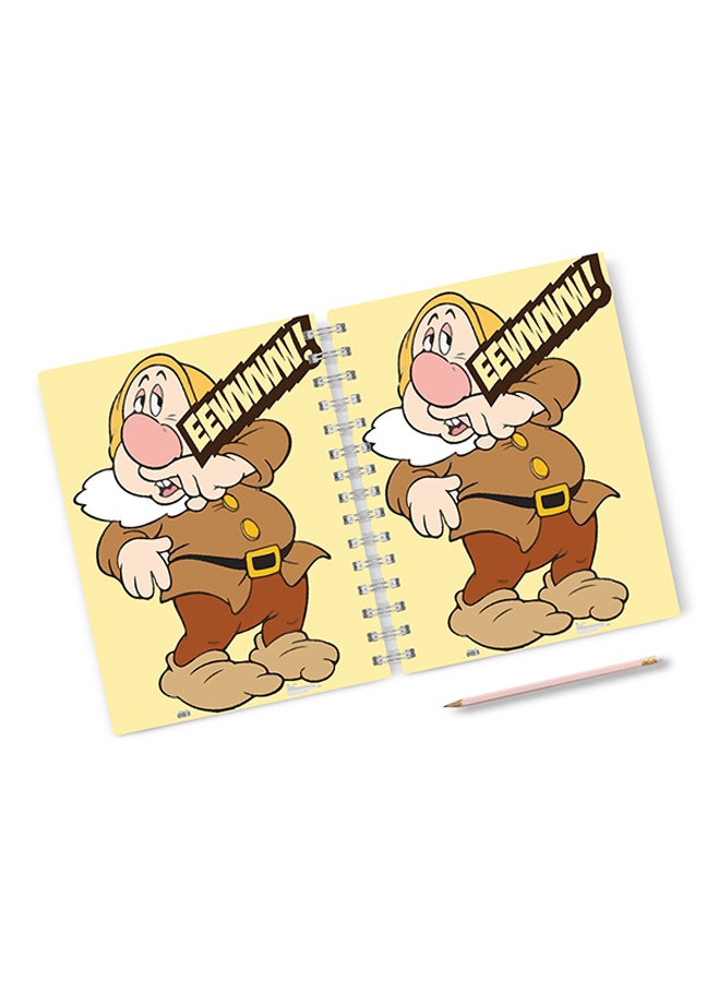 A4 Dwarf Eewww Hard Notebook Multicolour