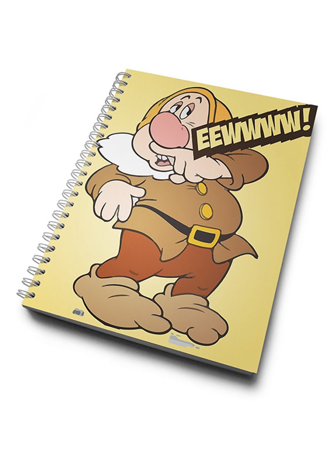 A4 Dwarf Eewww Hard Notebook Multicolour