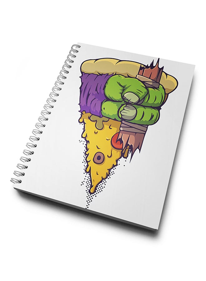 A4 Ninja Turtle Pizza Love Hard Notebook Multicolour