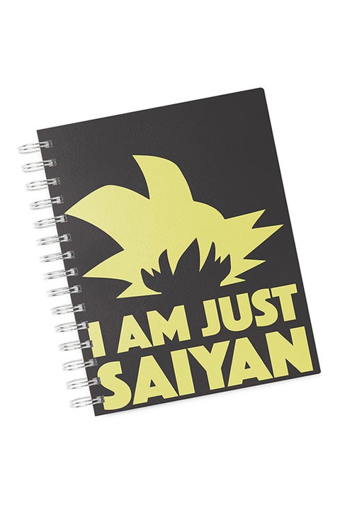 A4 Saiyan Hard Notebook Multicolour