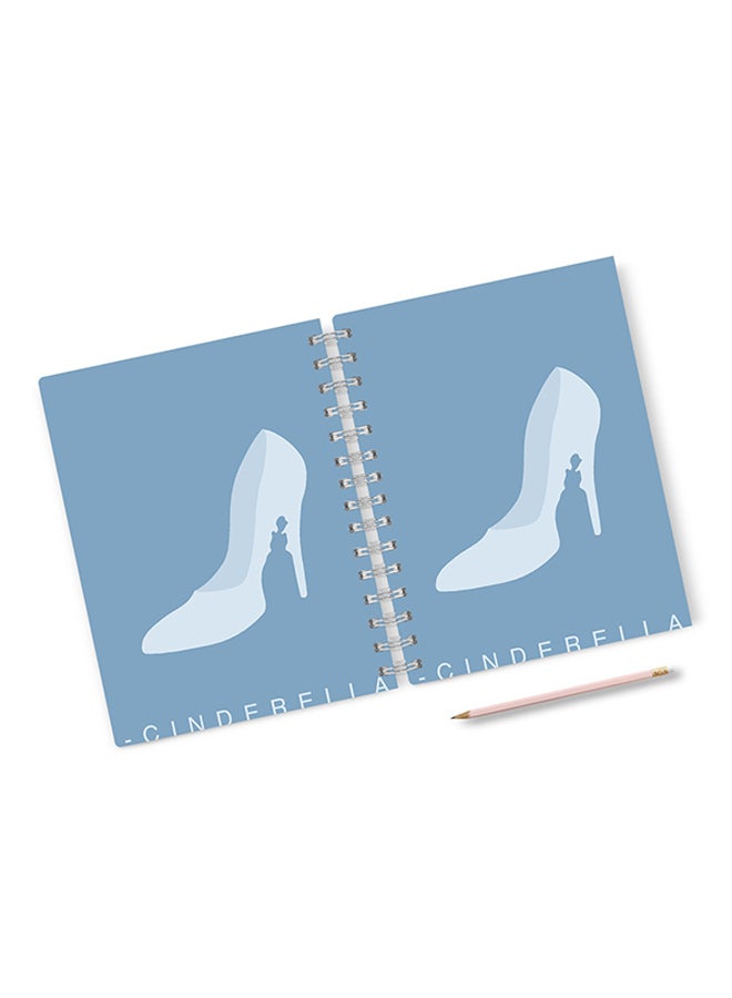A4 Hard Notebook Blue