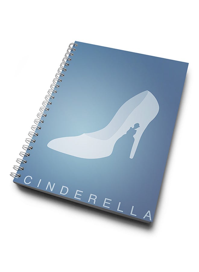 A4 Hard Notebook Blue
