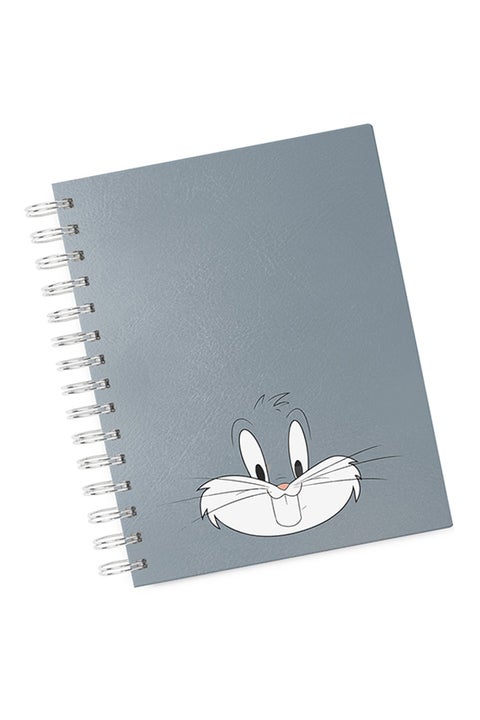 A4 Grey Hard Notebook Multicolour