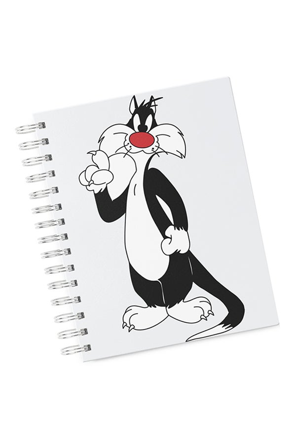 A4 Silvester Cartoon Network Hard Notebook Multicolour