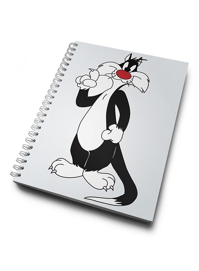 A4 Silvester Cartoon Network Hard Notebook Multicolour