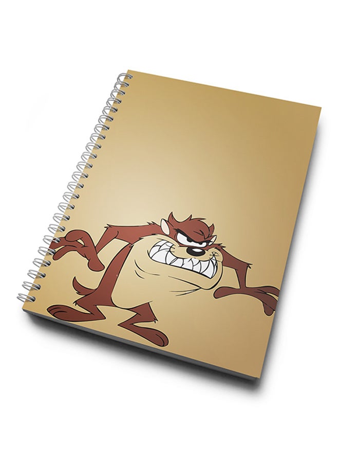 A4 Taz Angry Hard Notebook Multicolour