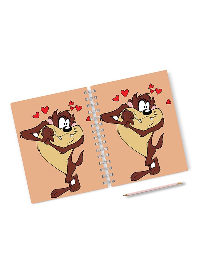 A4 Tazz Hard Notebook Multicolour
