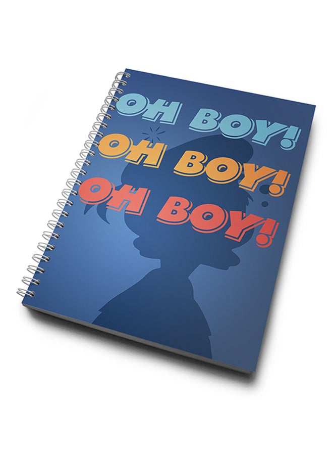 LOUD UNIVERSE - A4 Oh Boy Donald Duck Hard Notebook Multicolour - Image 1