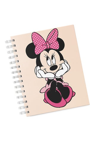 A4 Minnie Mouse Hardcover Notebook Multicolour - v1555316646/N23401106A_1