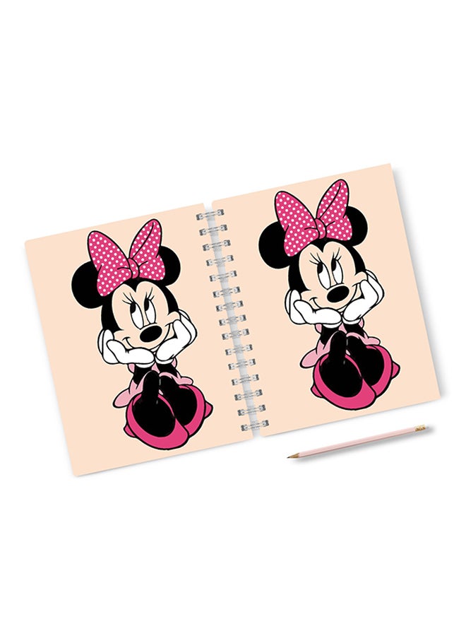 A4 Minnie Mouse Hardcover Notebook Multicolour