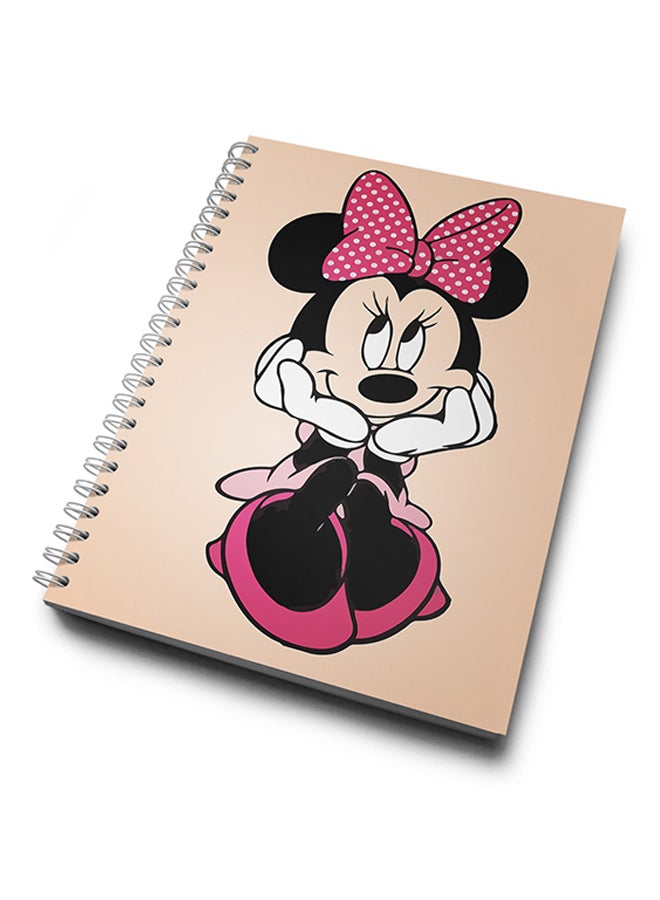 A4 Minnie Mouse Hardcover Notebook Multicolour