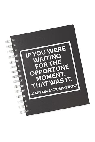 A4 Nothing Quote Hard Notebook Multicolour - v1555316672/N23401154A_1