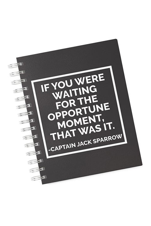 A4 Nothing Quote Hard Notebook Multicolour