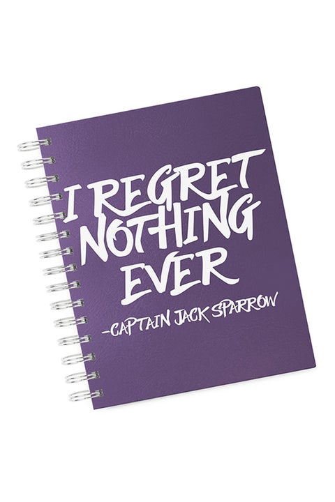A4 Horizon Motivation Jack Sparrow Hard Notebook Multicolour