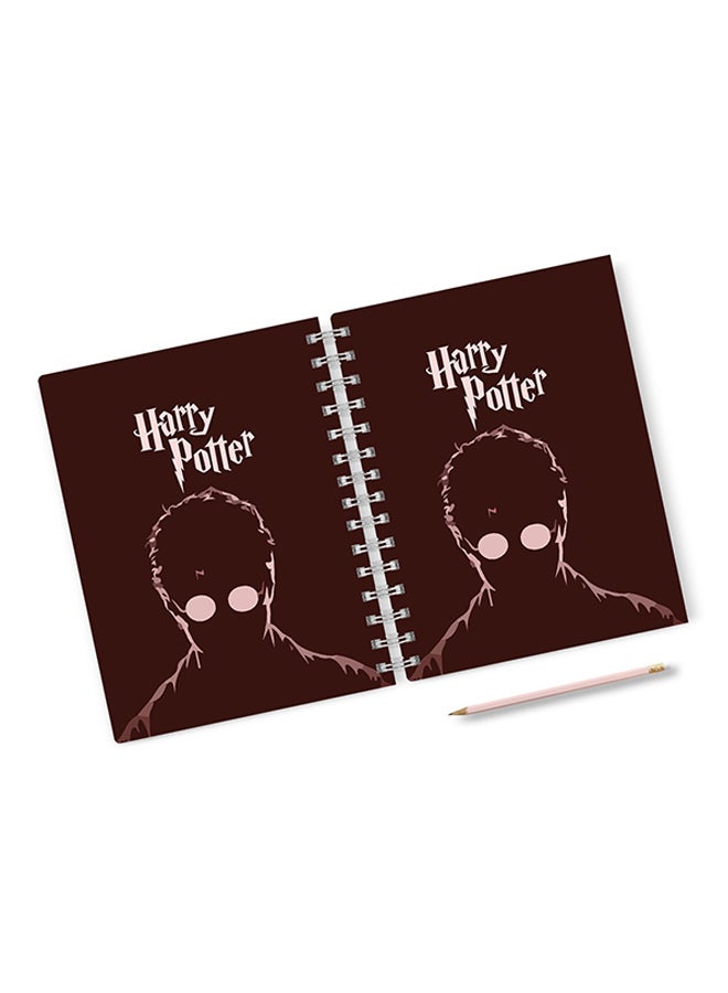 A4 Daniel Radcliffe Hard Notebook Multicolour
