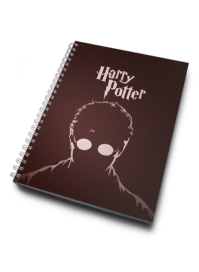 A4 Daniel Radcliffe Hard Notebook Multicolour