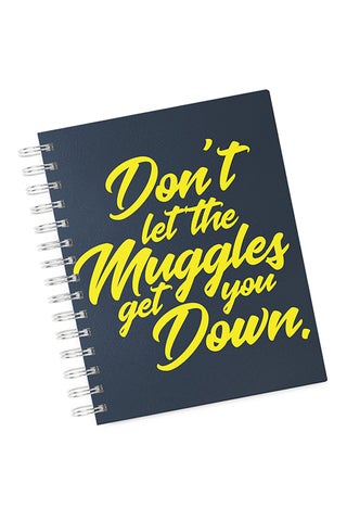 A4 Dont let muggles Hard Notebook Multicolour - v1555316680/N23401171A_1