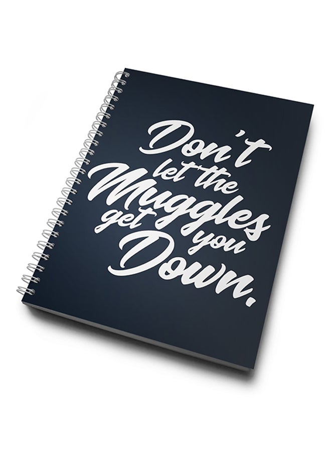 A4 Granger Weasley Potter Hard Notebook Multicolour