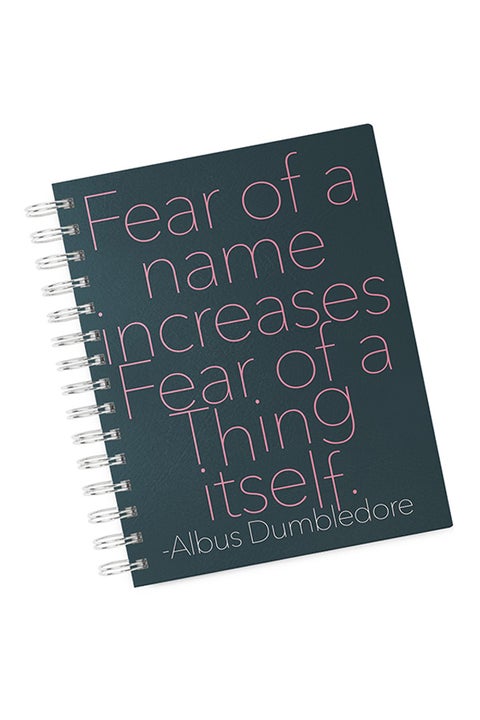 A4 Harry Potter believing Hard Notebook Multicolour